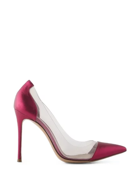 Pantofi cu toc Gianvito Rossi din piele roz