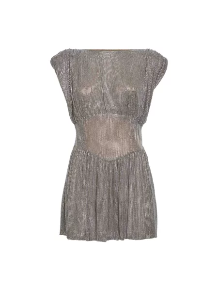 Sukienka Giuseppe Di Morabito tiulowa szara