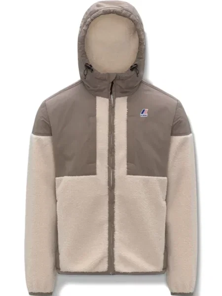 Geacă K-way din fleece cu glugă