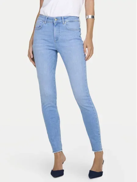 ONLY Jeans hlače Blush Skinny Fit modra