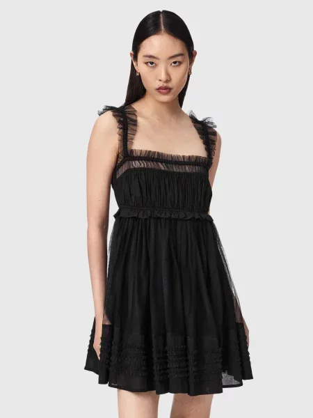 AllSaints Rochie ANGELA' negru