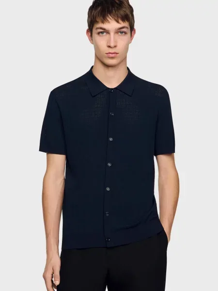 Кардиган Sandro синий