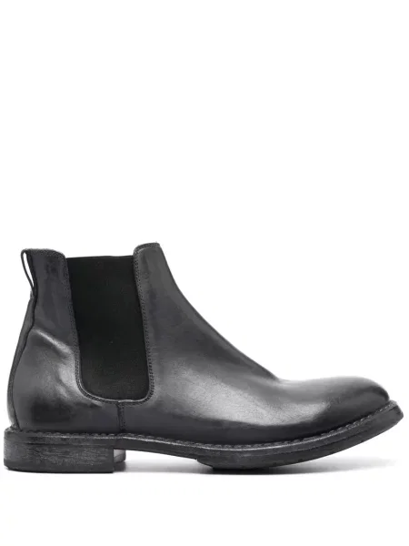 Botine Moma din piele gri