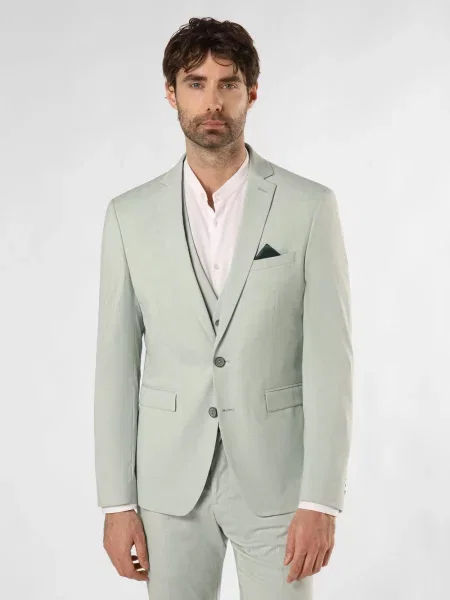 Finshley & Harding kurtka modułowa Oakland Mężczyźni Slim Fit zielony marmurkowy 46