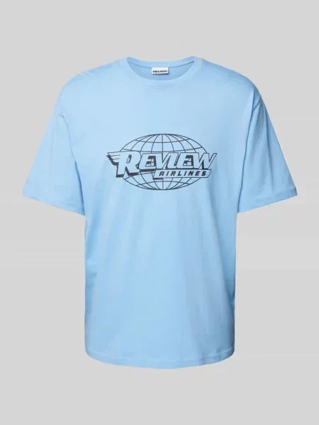 T-shirt o kroju regular fit z okrągłym dekoltem Review