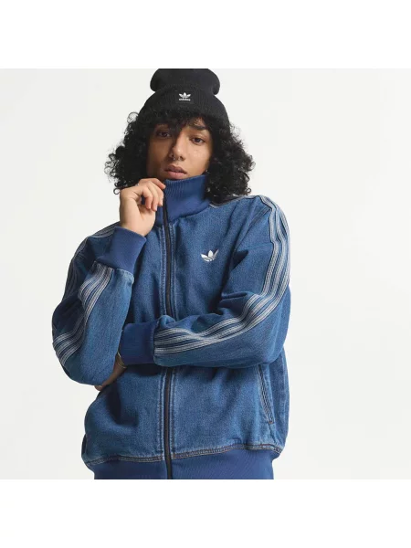 Φούτερ adidas Denim Fb Tt Medvin S μπλε