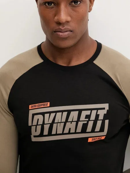 Спортивний лонгслів Dynafit візерунок зелений