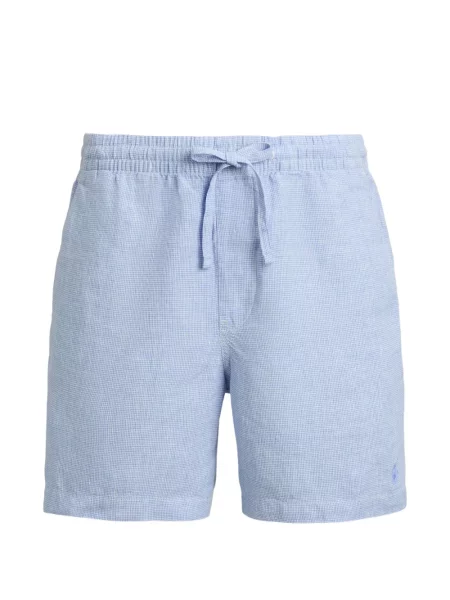 Șosete Polo Ralph Lauren cu model herringbone cu broderie plasă albastru