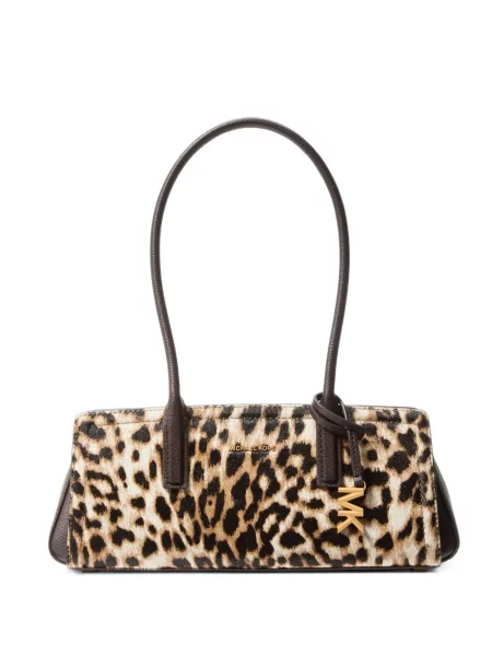 Geantă Michael Kors cu imagine maro