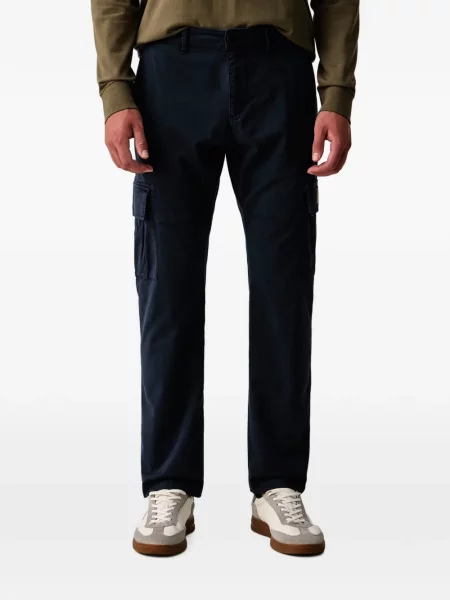 Pantaloni cargo Aeronautica Militare cu autograf albastru