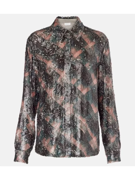 Cămașă Dries Van Noten roz