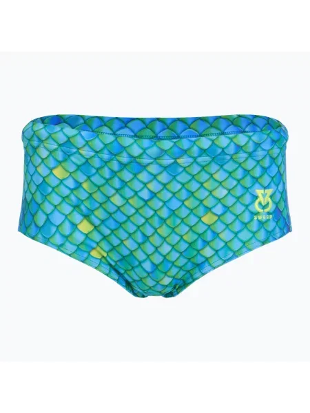 Мъжки боксерки за плуване SWEEP Aqua Hippos blue/yellow/green синьо