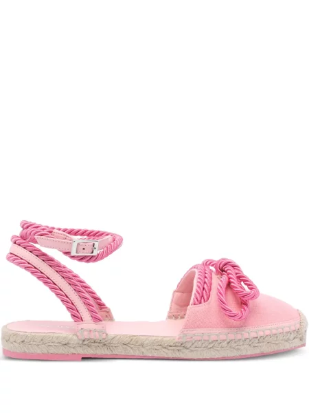 Еспадрили Mach & Mach с панделка розово