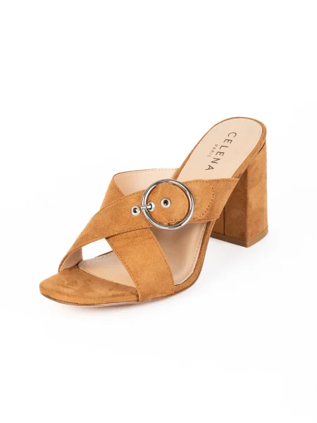 Celena Saboți Chene cămilă maro