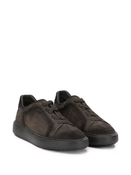 Fűzős szarvasbőr sneaker Officine Creative barna