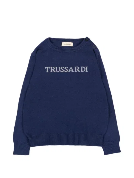 Sweter dziecięcy Trussardi niebieski