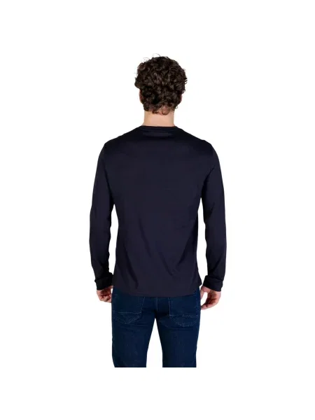 Tricou mânecă lungă Eax albastru