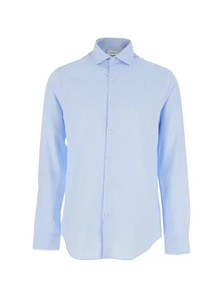 Pruhovaná košile Calvin Klein modrá