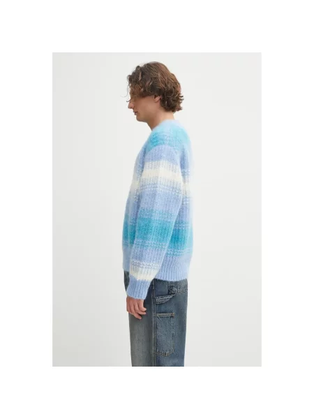 Sweter Kenzo w paski niebieski
