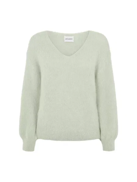 Sweter American Dreams wełniany zielony