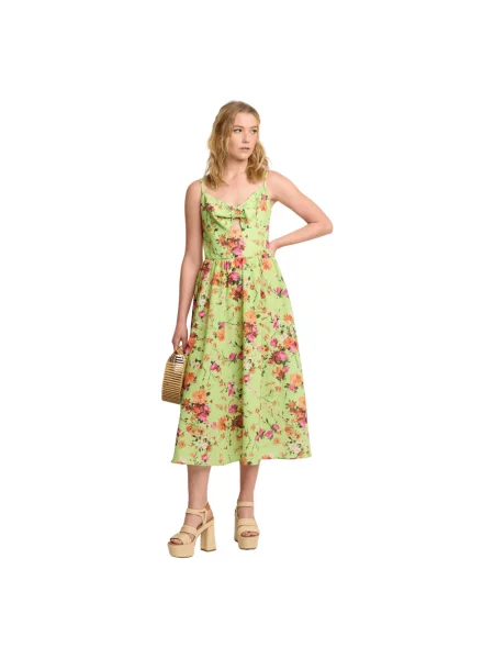 Długa sukienka Kocca zielona