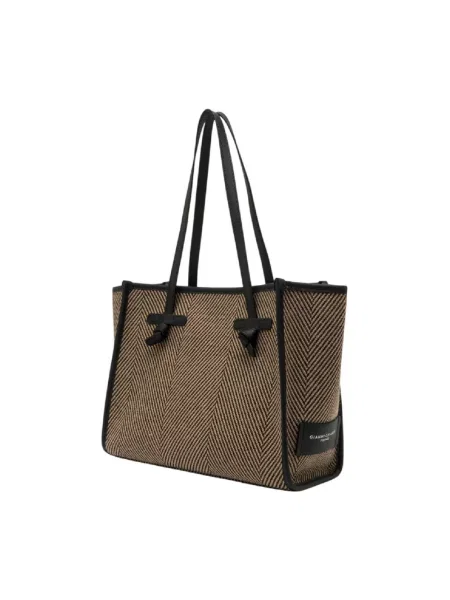 Shopperka Gianni Chiarini skórzana czarna