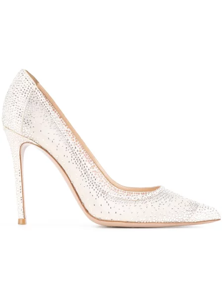 Pantofi cu toc Gianvito Rossi alb