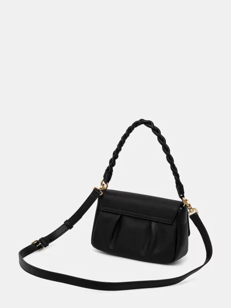 Kožená kabelka Love Moschino černá