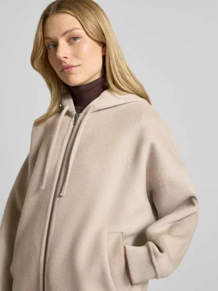 Bluza rozpinana o kroju oversized z kapturem model ‘DUNSTONE’ Drykorn
