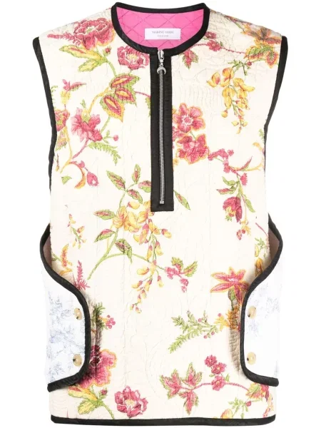 Geacă Marine Serre cu model floral cu imagine