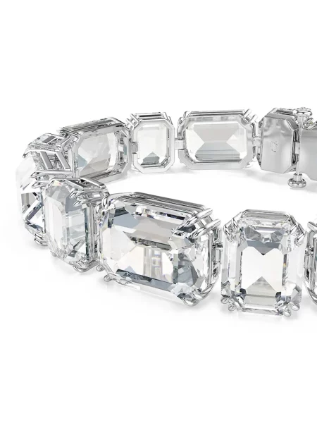 Brăţară Swarovski transparente argintiu