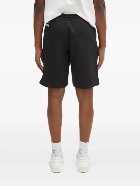 Pantaloni scurți Adidas cu broderie negru