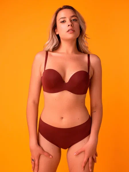 Brabrabra ­ Бюстгальтер бордовий