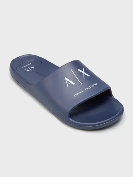 Шлепанцы Armani Exchange синие