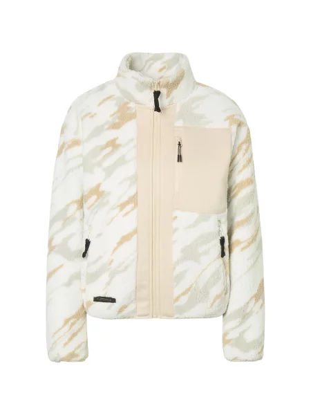 ICEPEAK Jachetă fleece funcțională AMORY crem / nisipiu / verde pastel / natural alb