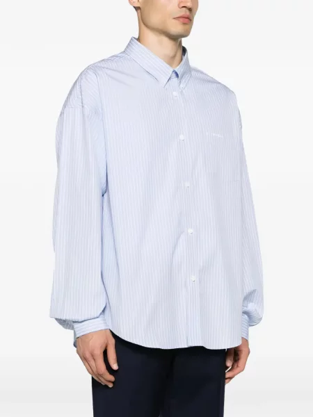 Lung cămașă Givenchy cu dungi albastru
