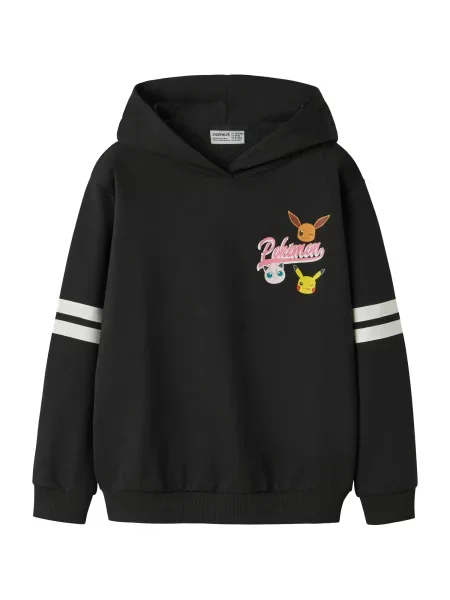 NAME IT Μπλούζα φούτερ NKFJYLA POKEMON κίτρινο / σάπιο μήλο / μαύρο λευκό