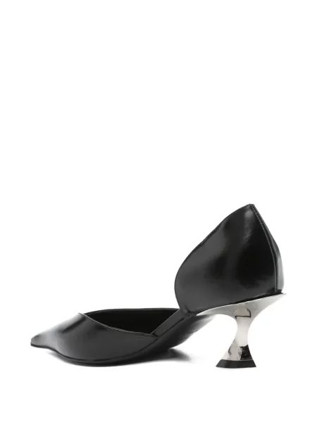 Полуотворени обувки Mugler черно