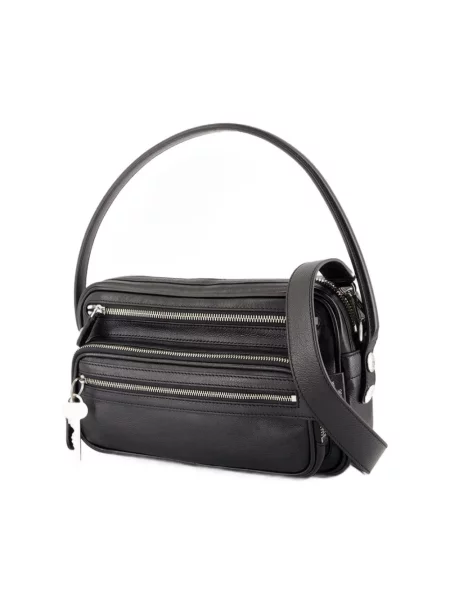 Torebka Acne Studios skórzana czarna