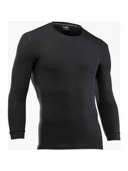 Koszulka termoaktywna damska Northwave Surface Merino z długim rękawem XS czarny