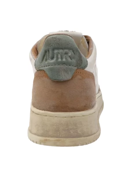 Sneakersy Autry zamszowe z przetarciami brązowe