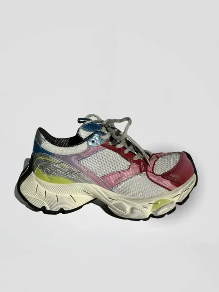 Кожаные кроссовки Evie розовые