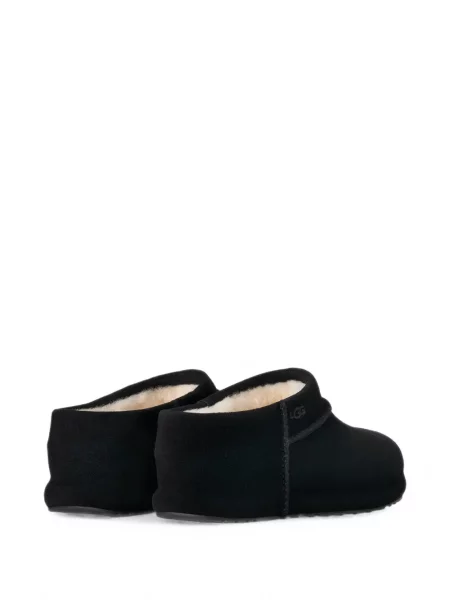 Papuci tip mules Ugg din piele de oaie negru