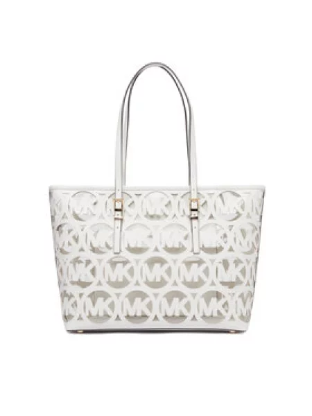 Ročna torba MICHAEL Michael Kors Zlata bela