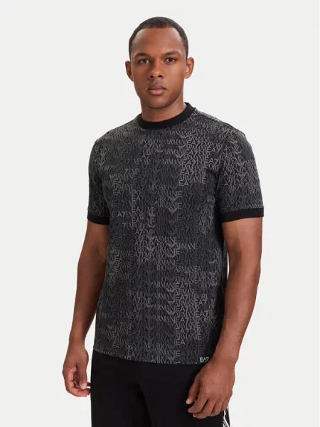 Tričko Ea7 Emporio Armani černé