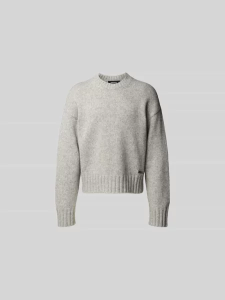 Sweter z detalem z logo Dsquared2