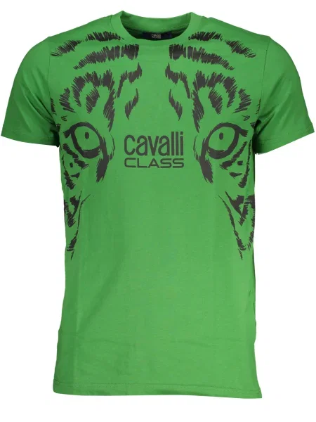 Tricou Cavalli Class scurt negru