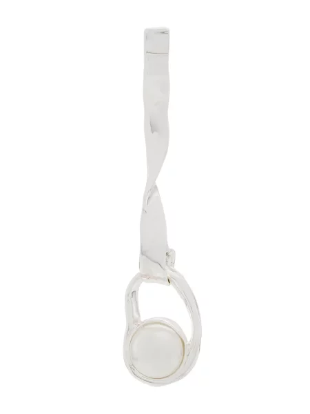 Обеци Coup De Coeur с перли сребристо