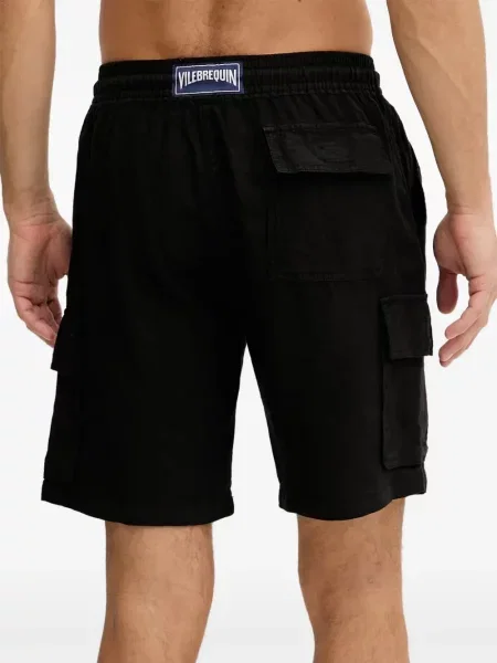 Pantaloni scurți cargo Vilebrequin cu cordon negru