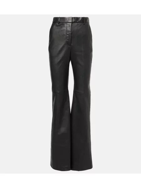 Pantaloni Joseph din piele negru